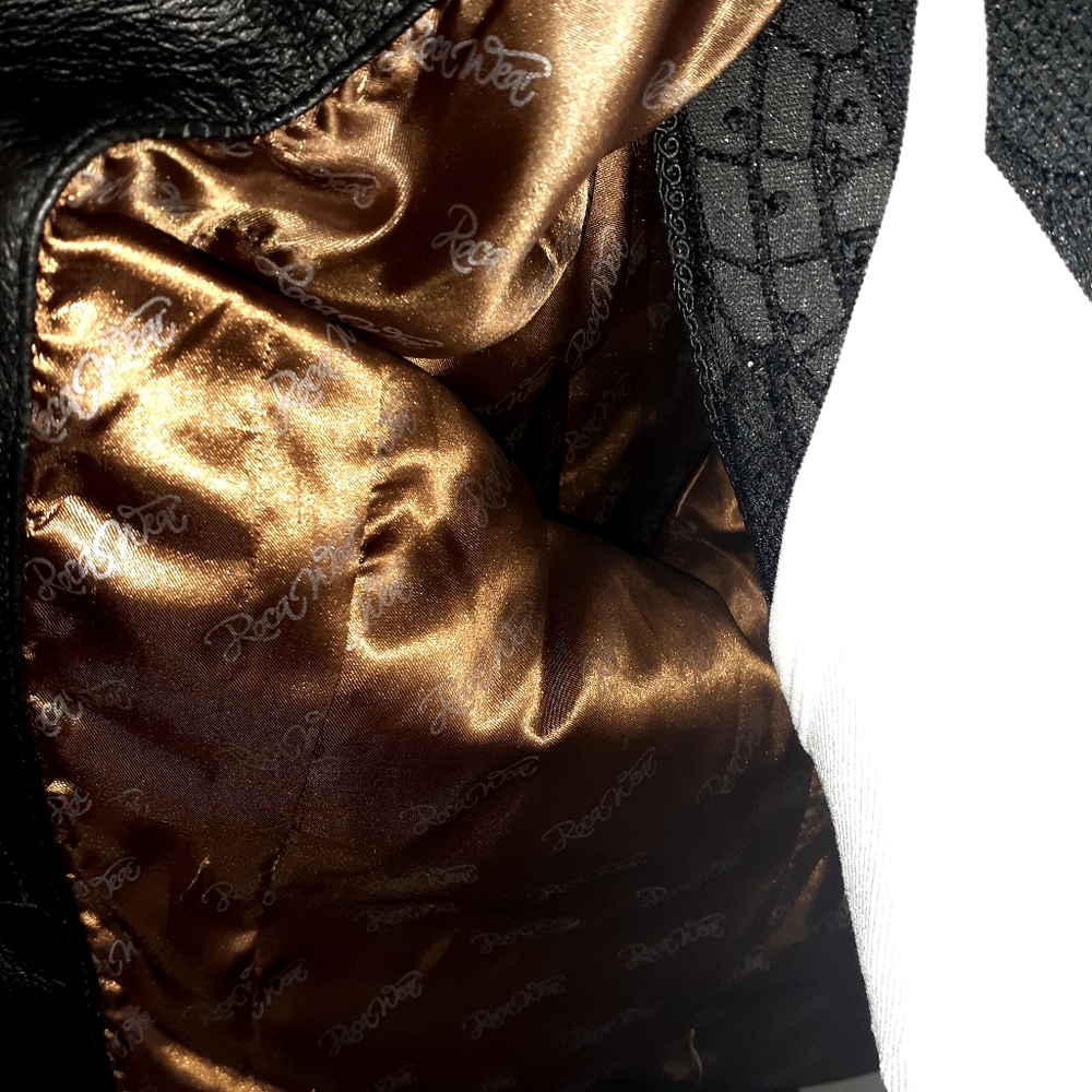 Ladies Rocawear leather jacket Rocawear print - Picture 8 of 12